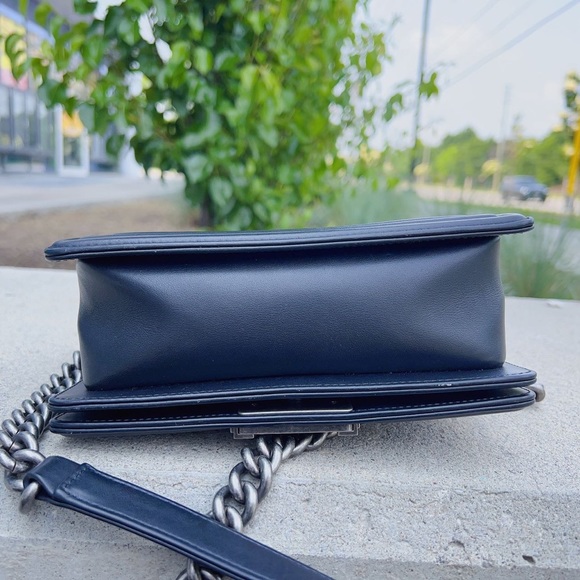 Chanel Diamond Studded Boy Bag Small - Picture 3 of 4